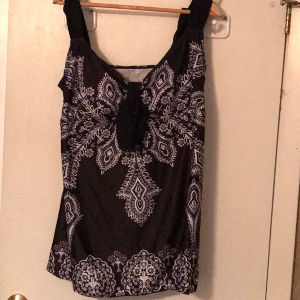 Paisley Patterned Swimsuit